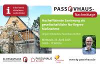 Aufzeichnung [[passivhausvideo:online-vortraege:hocheffiziente_sanierung_als_gesellschaftliche_no-regret-massnahme|Hocheffiziente Sanierung als gesellschaftliche No-Regret-Maßnahme]]