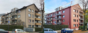 Serielle Sanierung (Vorfertigung) - Geschosswohnungsbau, Köln ©Passivhaus Institut